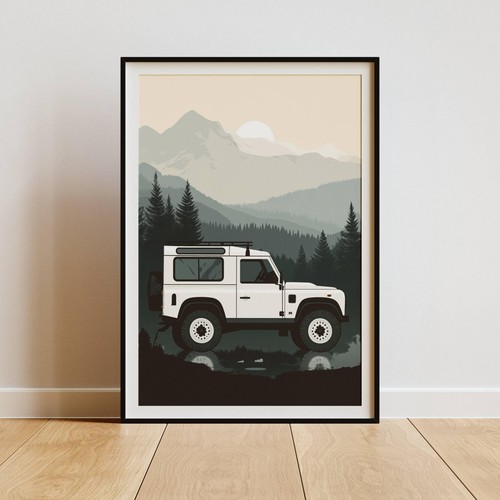 Land rover defender offroad - land,